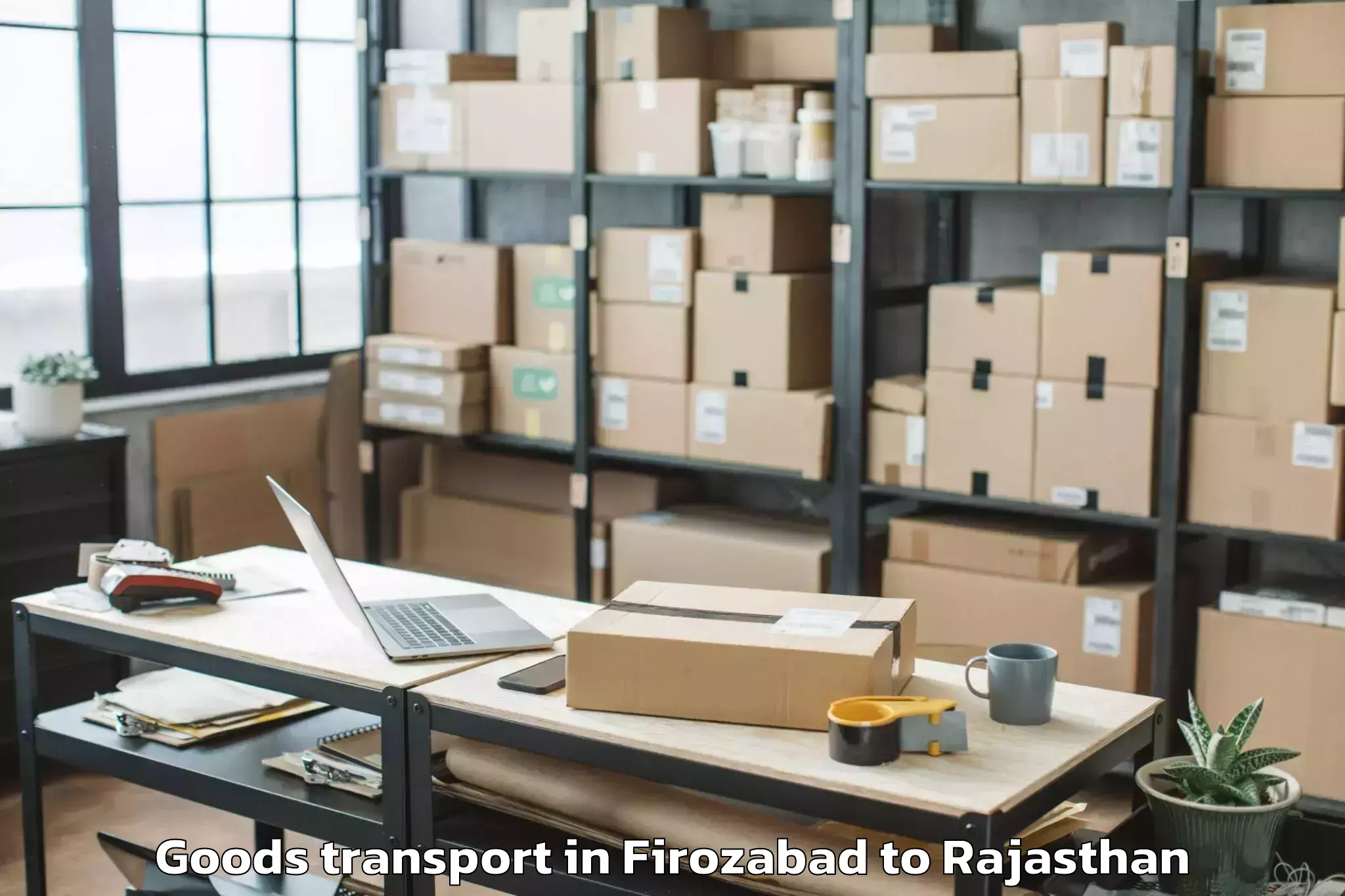 Hassle-Free Firozabad to Lachhmangarh Goods Transport